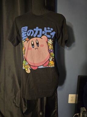 Pink Kirby Graphic Tee - Short Sleeve Women’s Top